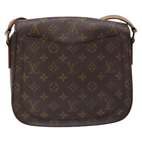 LOUIS VUITTON Monogram Saint Cloud GM Shoulder Bag M51242 LV Auth 140299 - Picture 3 of 16